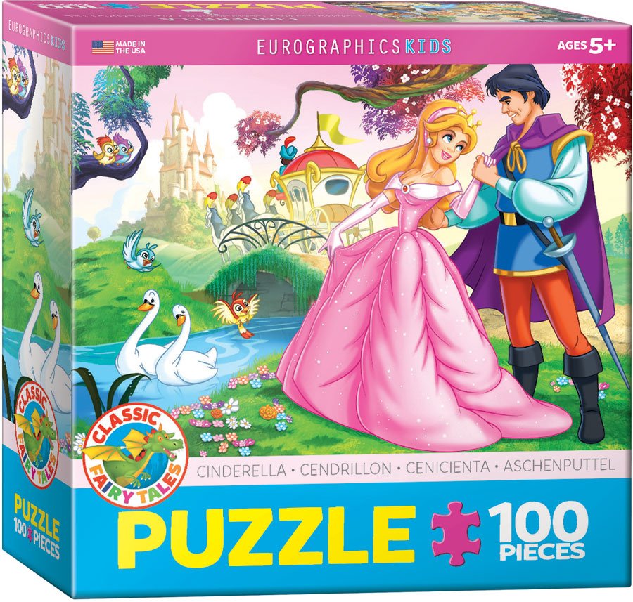 Cinderella 100 Piece Puzzle for Kids by Eurographics - Classic Fairy Tales Collection - Eurographics - Jigsaw Puzzles - The Puzzle Center -