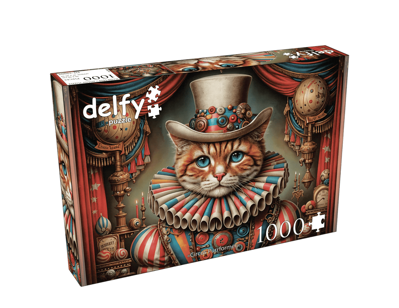 Circus Purrformer 1000 Piece Jigsaw Puzzle | Delfy Puzzles - Jigsaw Puzzles - The Puzzle Center