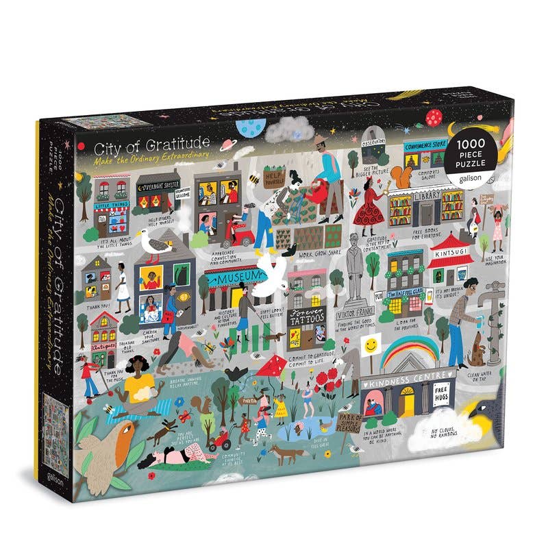 City of Gratitude 1000 Piece Puzzle by Galison - Galison - Jigsaw Puzzles - The Puzzle Center -