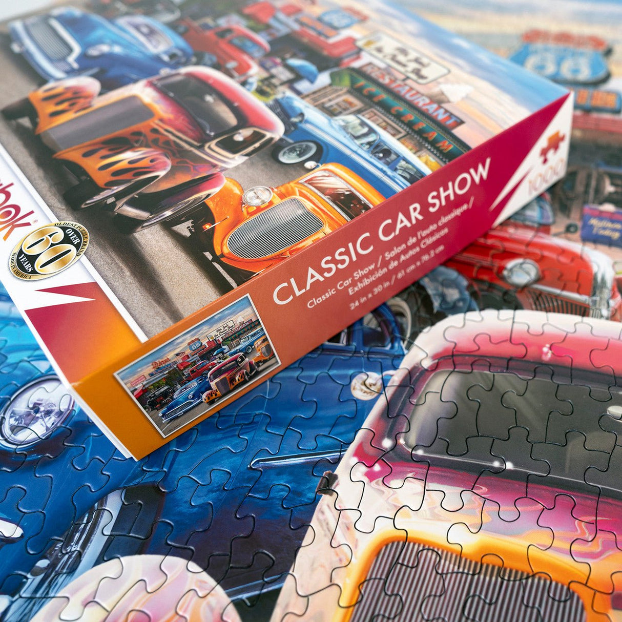 Classic Car Show 1000 Piece Jigsaw Puzzle by Springbok Puzzles - Springbok Puzzles - Jigsaw Puzzles - The Puzzle Center -