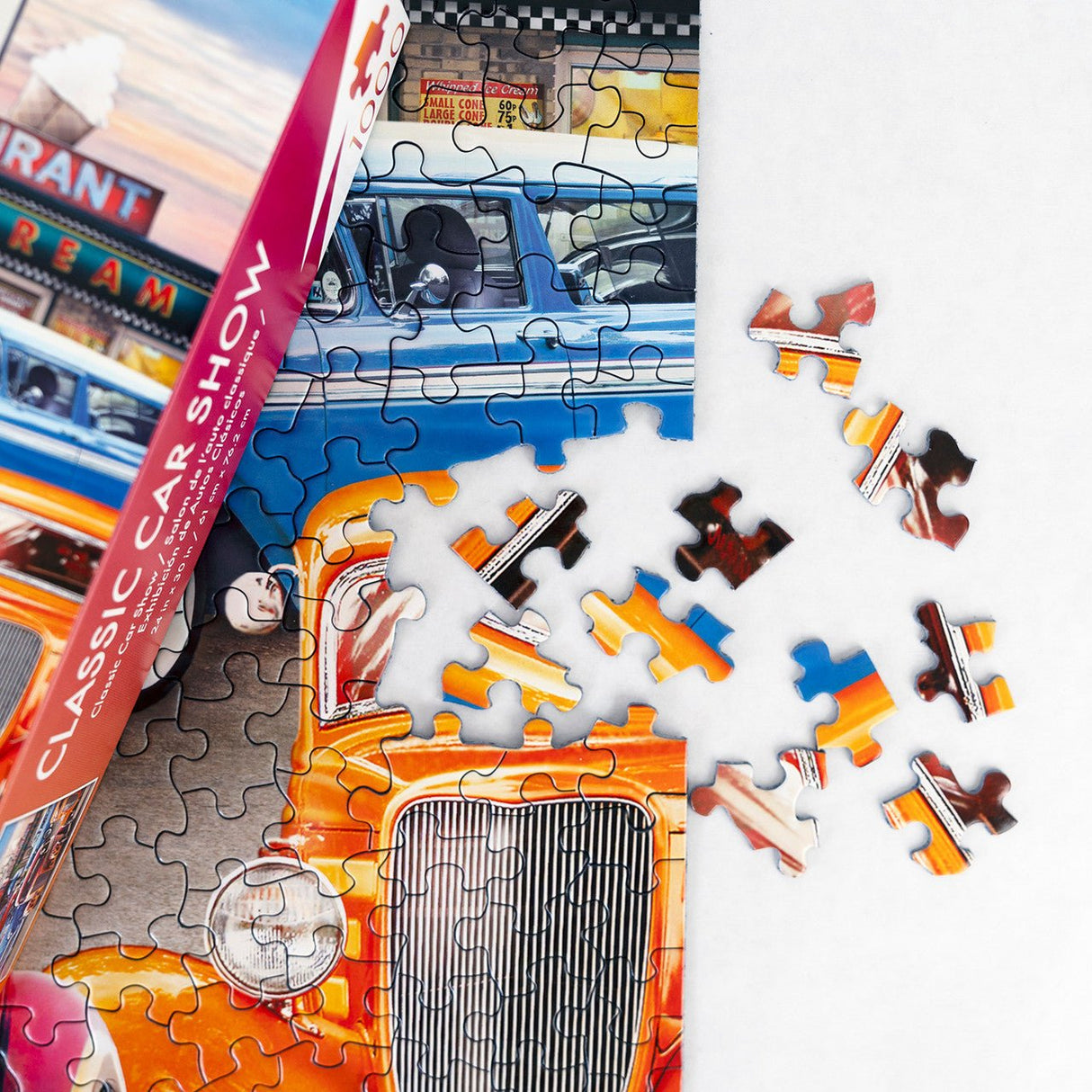 Classic Car Show 1000 Piece Jigsaw Puzzle by Springbok Puzzles - Springbok Puzzles - Jigsaw Puzzles - The Puzzle Center -