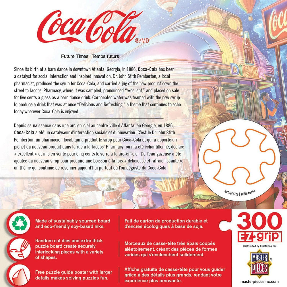 Coca - Cola - Future Times 300 Piece EZ Grip Jigsaw Puzzle | Masterpieces Puzzles - Masterpieces Puzzles - Jigsaw Puzzles - The Puzzle Center