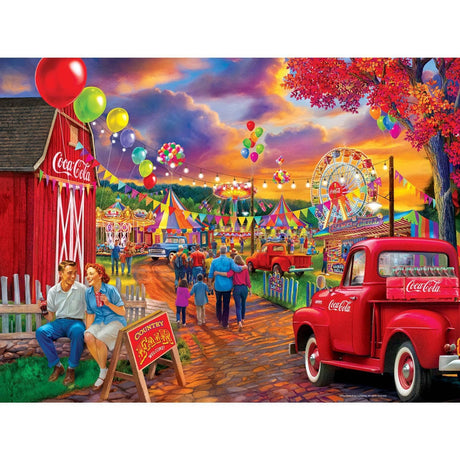 Coca - Cola State Fair 300 Piece Jigsaw Puzzle | Masterpieces Puzzles - Masterpieces Puzzles - Jigsaw Puzzles - The Puzzle Center