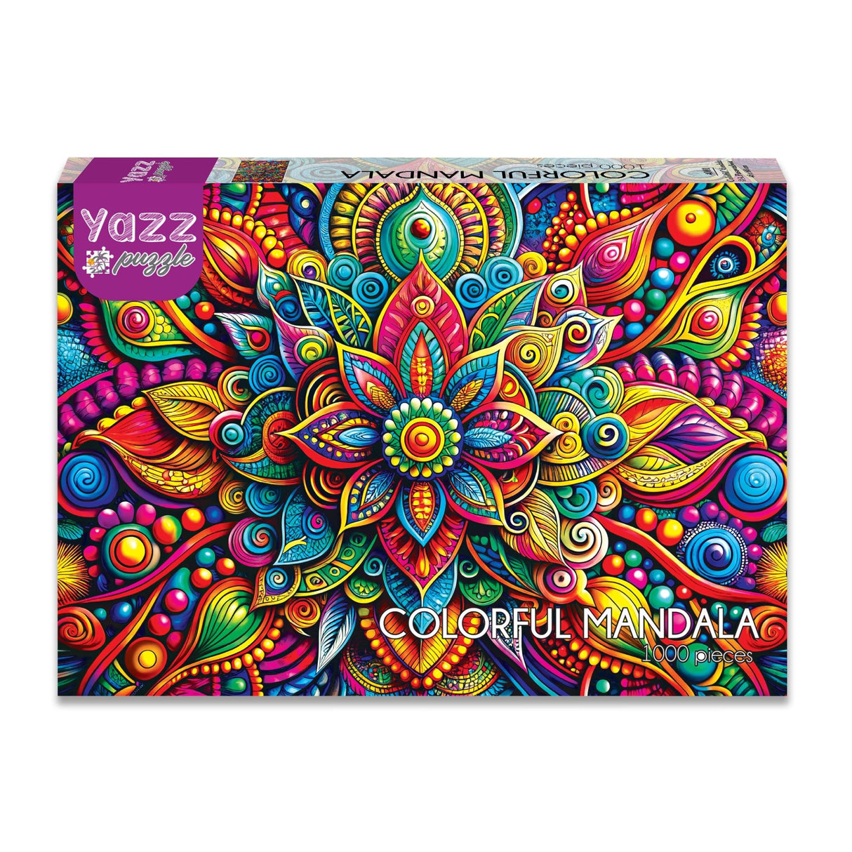 Colorful Mandala 1000 Piece Jigsaw Puzzle | Yazz - Jigsaw Puzzles - The Puzzle Center