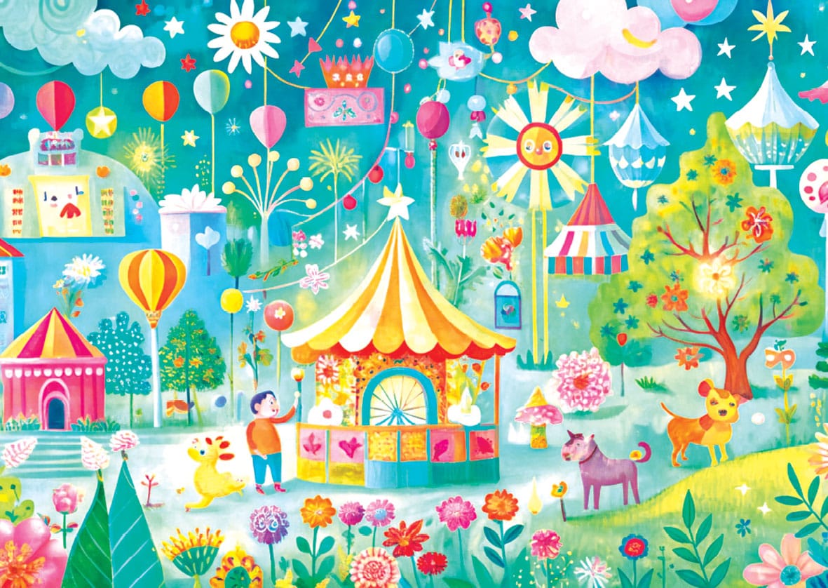 Colorful Town 1000 Piece Jigsaw Puzzle | Yazz - Jigsaw Puzzles - The Puzzle Center