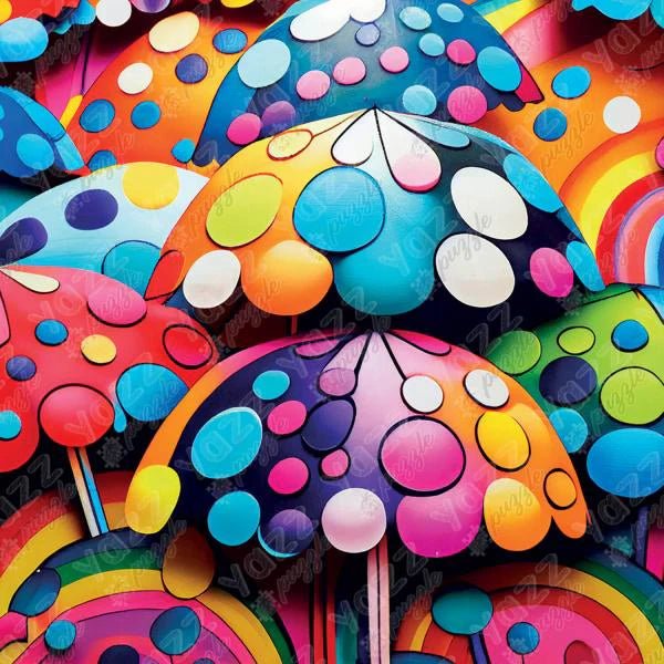 Colorful Umbrella 1000 Piece Jigsaw Puzzle – Yazz Puzzles - Yazz - Jigsaw Puzzles - The Puzzle Center -