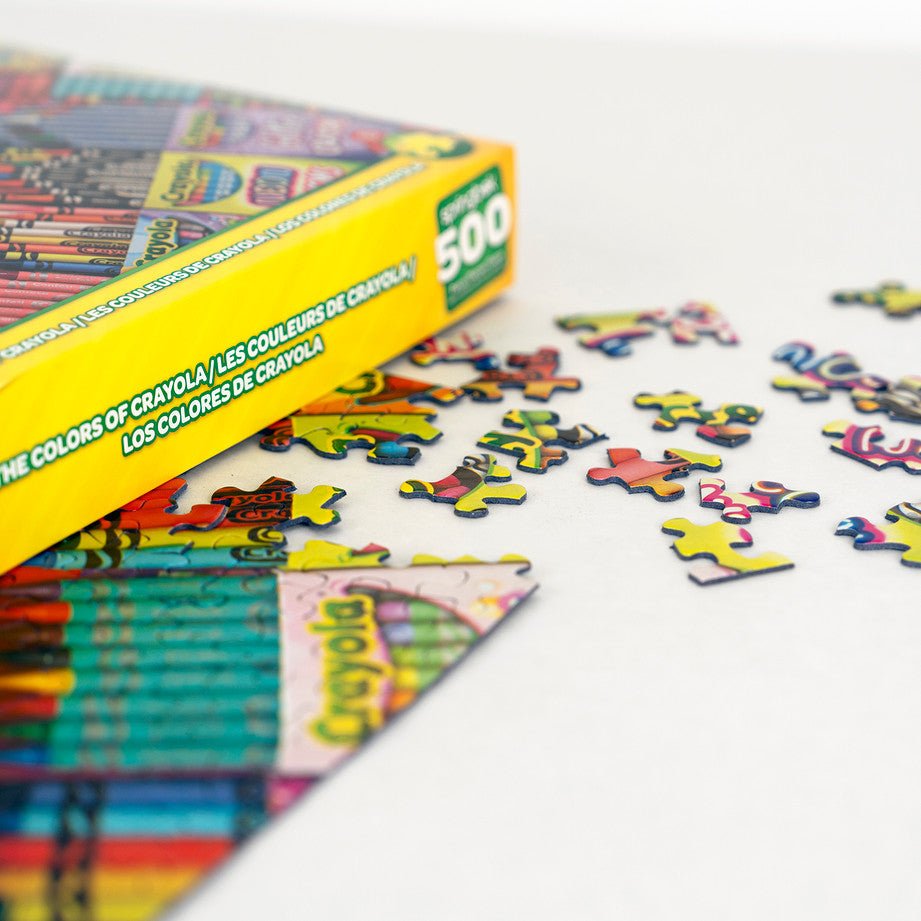 Colors Of Crayola 500 Piece Jigsaw Puzzle by Springbok Puzzles - Springbok Puzzles - Jigsaw Puzzles - The Puzzle Center