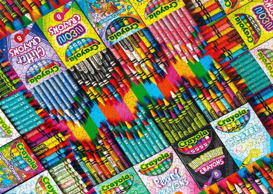 Colors Of Crayola 500 Piece Jigsaw Puzzle by Springbok Puzzles - Springbok Puzzles - Jigsaw Puzzles - The Puzzle Center