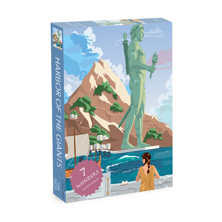 Colossus of Rhodes: Harbor of the Giants 1000 Piece Jigsaw Puzzle | Olleo Puzzles - Jigsaw Puzzles - The Puzzle Center