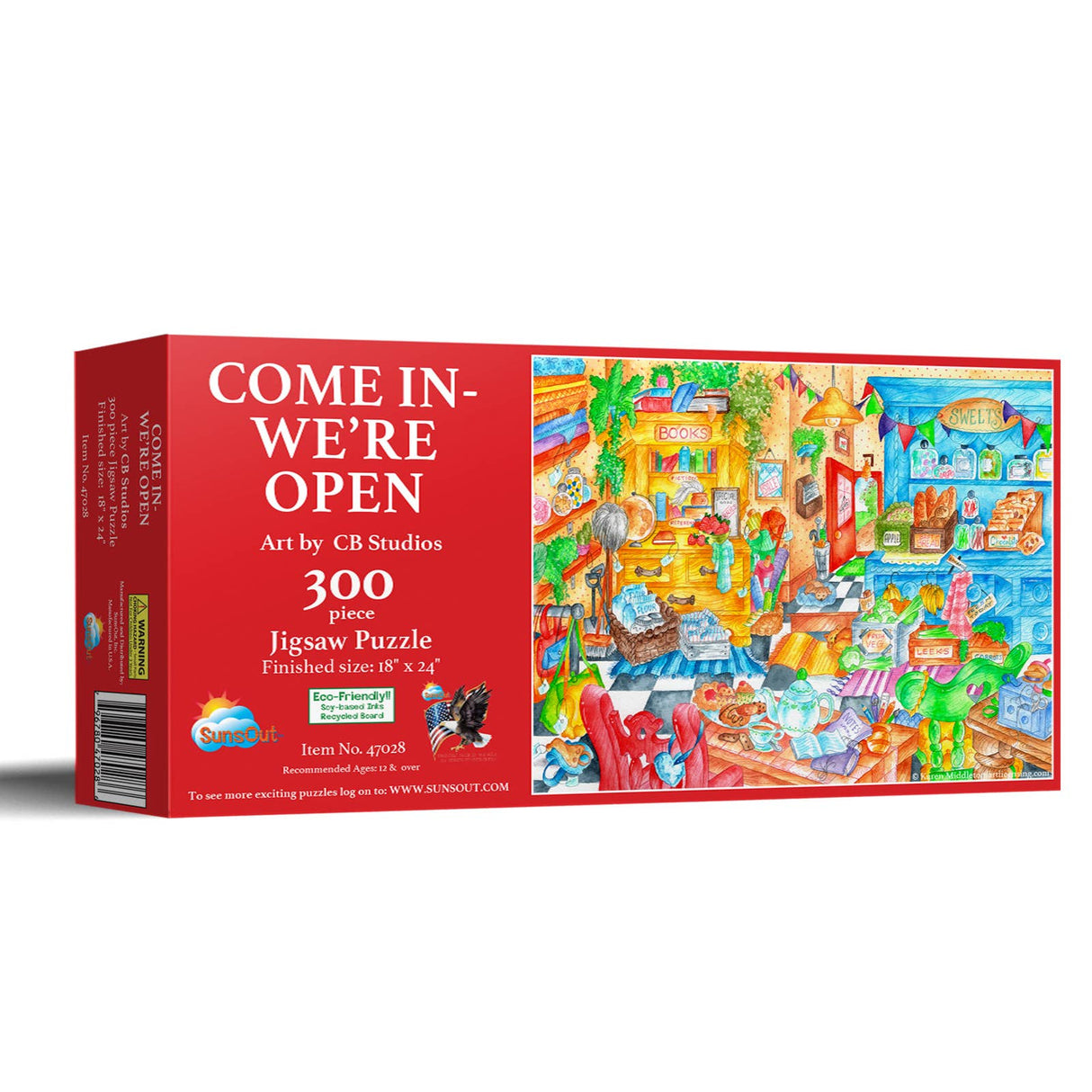 Come In - We're Open 300 Piece Bakery Puzzle by SunsOut Puzzles - SunsOut - Jigsaw Puzzles - The Puzzle Center -
