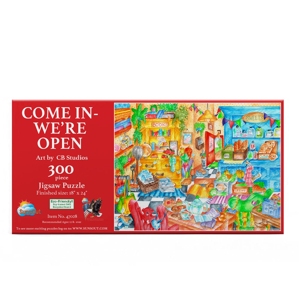 Come In - We're Open 300 Piece Bakery Puzzle by SunsOut Puzzles - SunsOut - Jigsaw Puzzles - The Puzzle Center -
