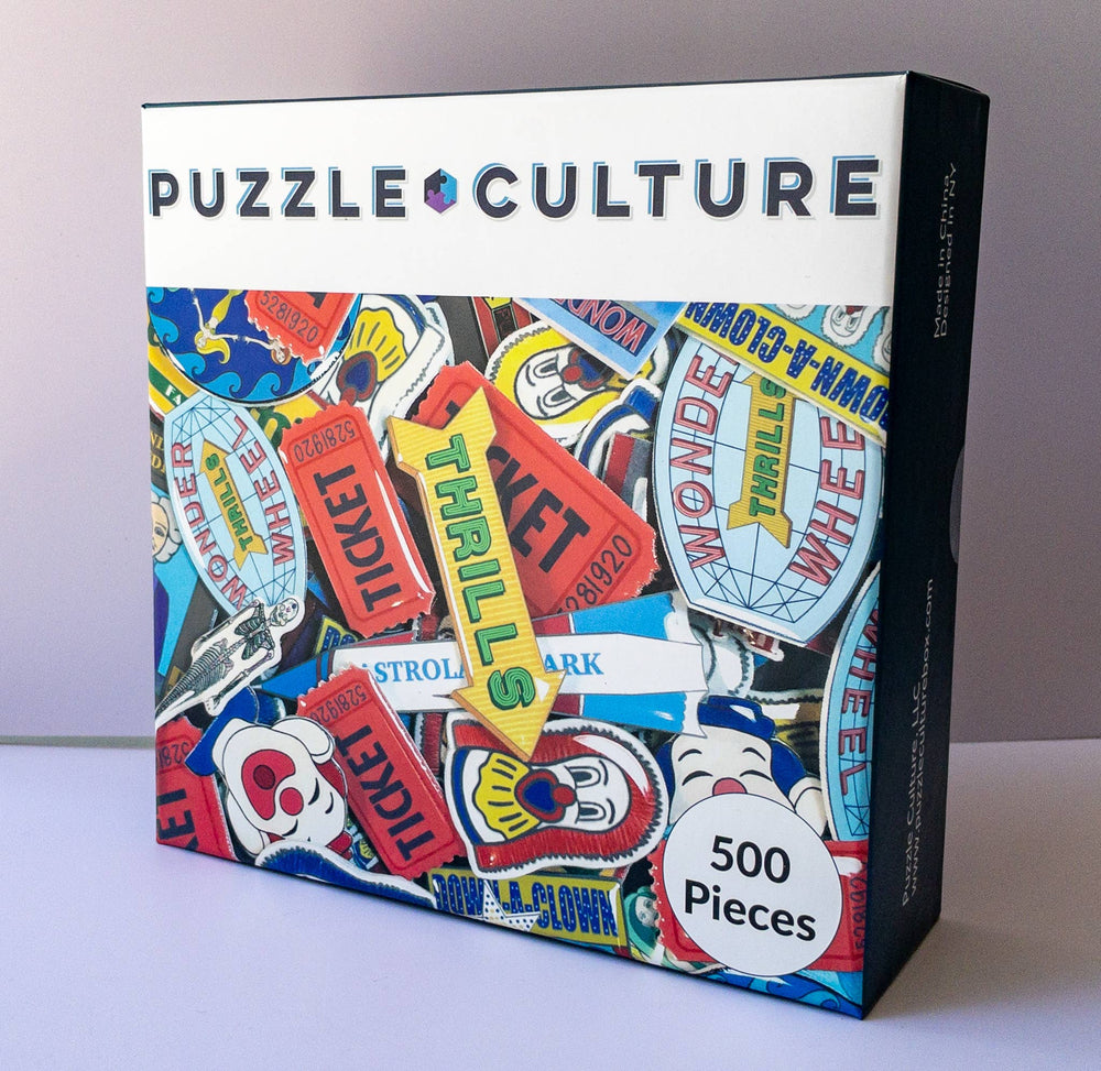 Coney Island Puzzle by Puzzle Culture - 500 Piece Jigsaw Puzzle - Puzzle Culture - Jigsaw Puzzles - The Puzzle Center -