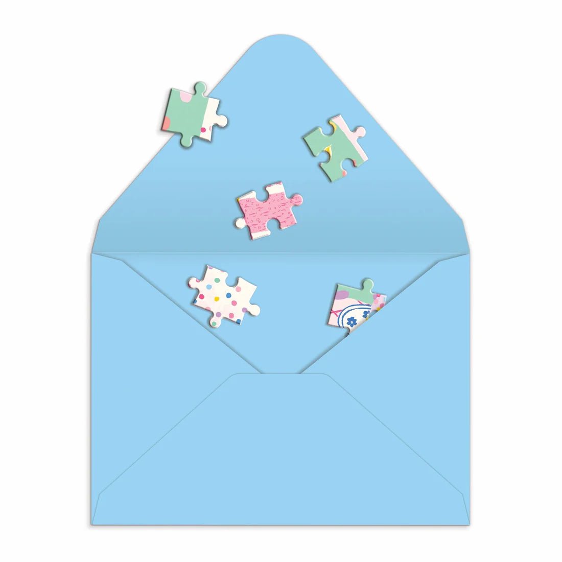 Confetti Birthday Cake 60 Piece Greeting Card Puzzle | Galison - Greeting Card Puzzle - The Puzzle Center