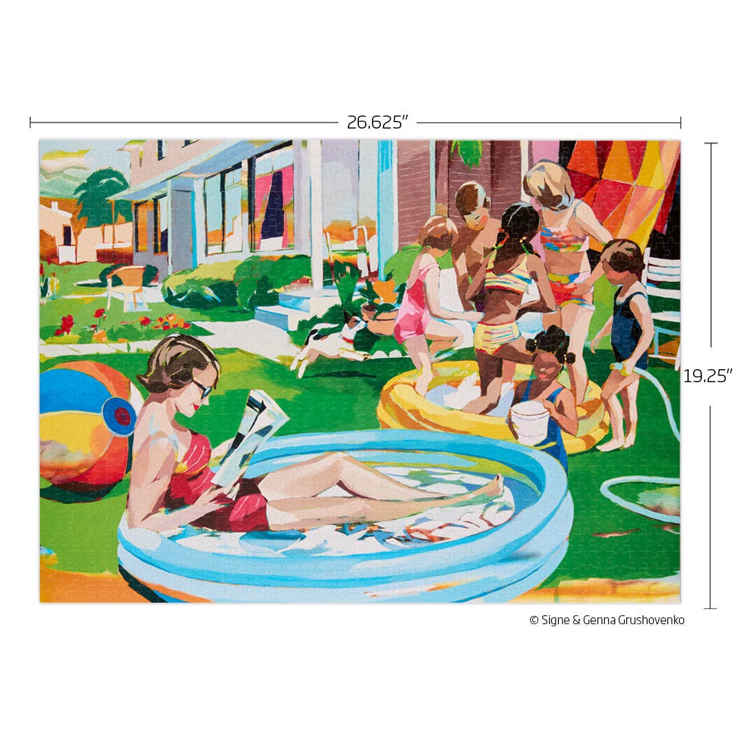 Cooling Off 1000 Piece Jigsaw Puzzle | WerkShoppe - Jigsaw Puzzles - The Puzzle Center