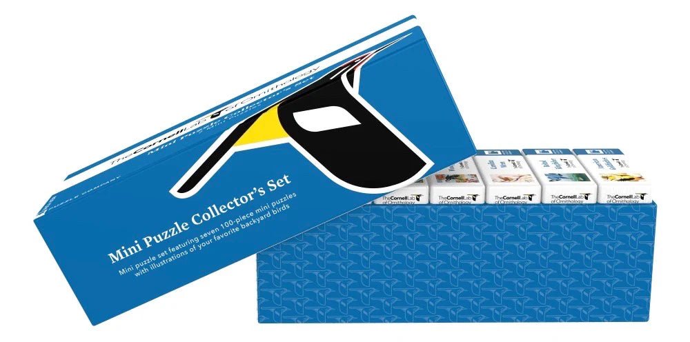 Cornell Birds Mini Puzzle Collector's Set 7 x 100 Piece Mini Jigsaw Puzzles | New York Puzzle Company - Mini Jigsaw Puzzles - The Puzzle Center