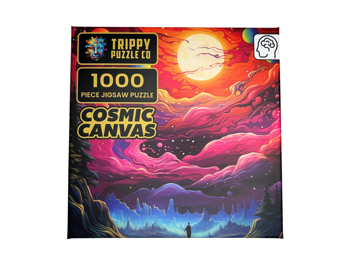 Cosmic Canvas 1000 Piece Jigsaw Puzzle | Trippy Puzzle Co - Jigsaw Puzzles - The Puzzle Center
