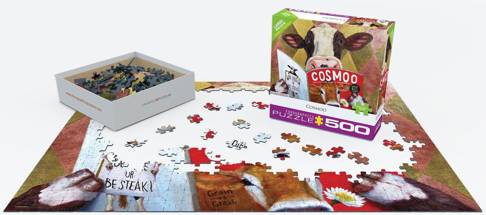 Cosmoo by Lucia Heffernan 500 Piece Jigsaw Puzzle by Eurographics - Eurographics - Jigsaw Puzzles - The Puzzle Center