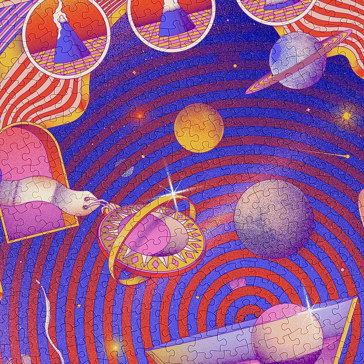 Cosmos 1000 Piece Jigsaw Puzzle by Cloudberries - Modern Puzzle - Cloudberries Jigsaw Puzzles - Jigsaw Puzzles - The Puzzle Center -