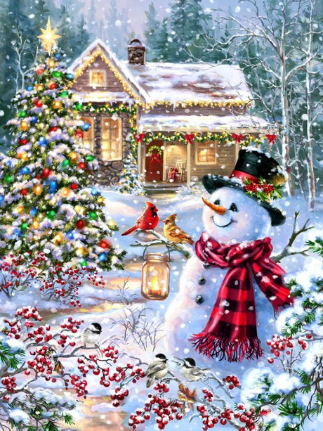 Cottage in the Snow 1000 Piece Jigsaw Puzzle by Springbok Puzzles - Springbok Puzzles - Jigsaw Puzzles - The Puzzle Center -