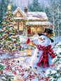 Cottage in the Snow 1000 Piece Jigsaw Puzzle by Springbok Puzzles - Springbok Puzzles - Jigsaw Puzzles - The Puzzle Center -