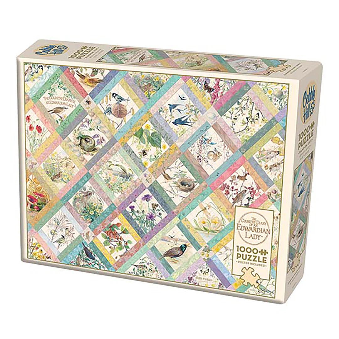 Country Diary Quilt 1000 Piece Jigsaw Puzzle | Cobble Hill - Jigsaw Puzzles - The Puzzle Center
