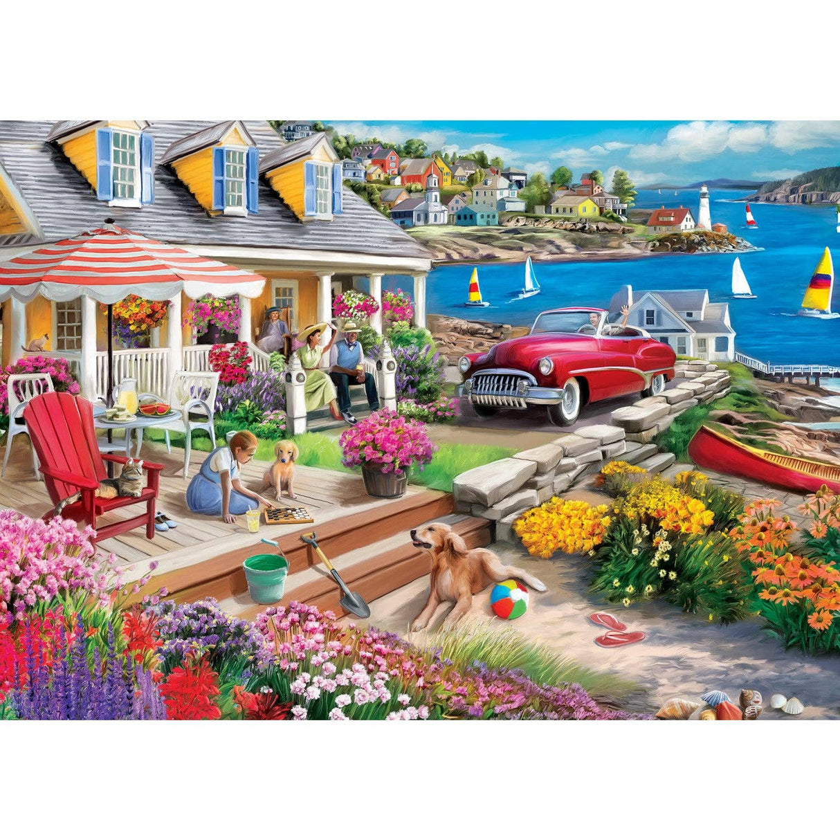 Country Escapes - Timeless Summer 500 Piece Jigsaw Puzzle | Masterpieces Puzzles - Jigsaw Puzzles - The Puzzle Center