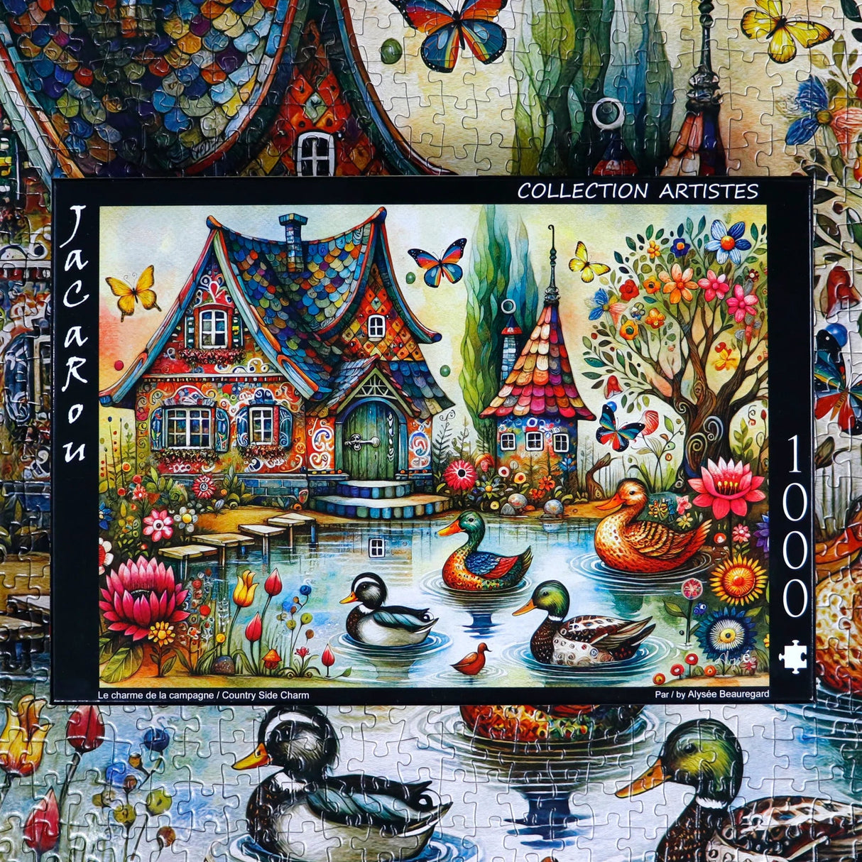 Country Side Charm 1000 Piece Jigsaw Puzzle by JaCaRou Puzzles - JaCaRou Puzzles Inc. - Jigsaw Puzzles - The Puzzle Center