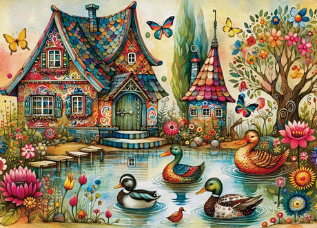 Country Side Charm 1000 Piece Jigsaw Puzzle by JaCaRou Puzzles - JaCaRou Puzzles Inc. - Jigsaw Puzzles - The Puzzle Center