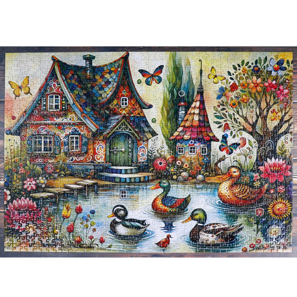 Country Side Charm 1000 Piece Jigsaw Puzzle by JaCaRou Puzzles - JaCaRou Puzzles Inc. - Jigsaw Puzzles - The Puzzle Center