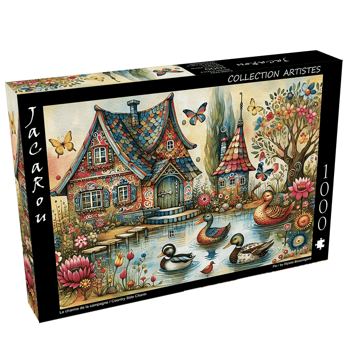 Country Side Charm 1000 Piece Jigsaw Puzzle by JaCaRou Puzzles - JaCaRou Puzzles Inc. - Jigsaw Puzzles - The Puzzle Center