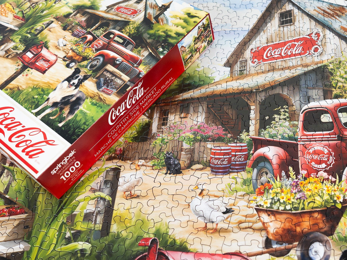 Country Side Market 1000 Piece Jigsaw Puzzle | Springbok Puzzles - Springbok Puzzles - Jigsaw Puzzles - The Puzzle Center