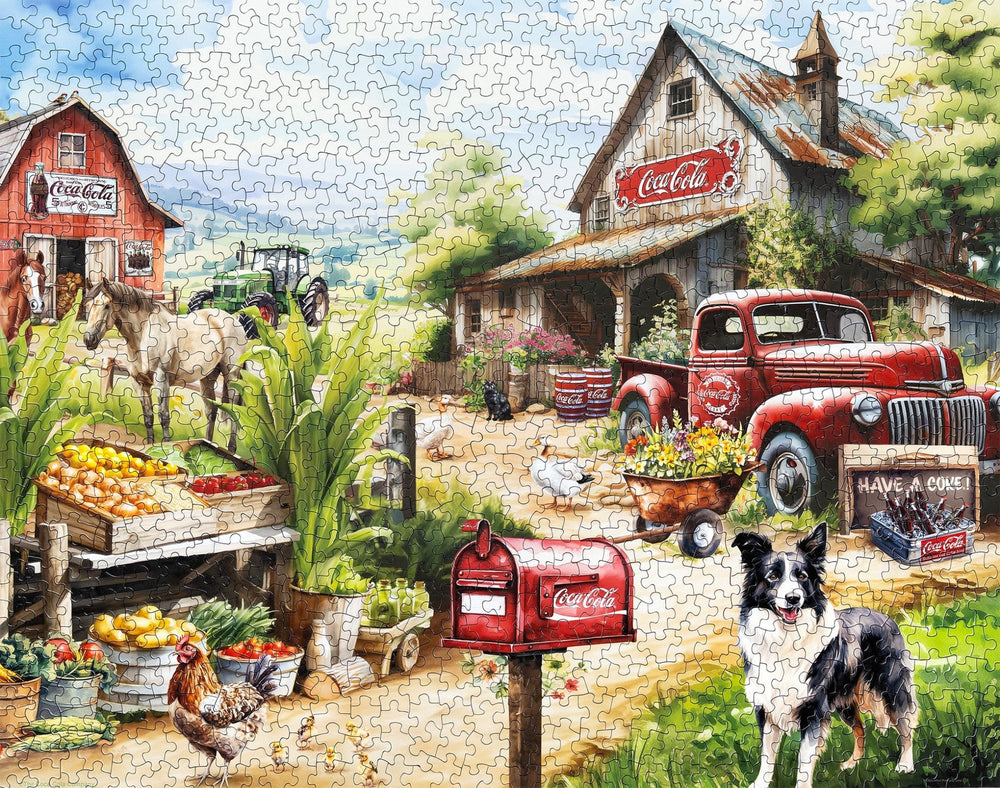 Country Side Market 1000 Piece Jigsaw Puzzle | Springbok Puzzles - Springbok Puzzles - Jigsaw Puzzles - The Puzzle Center