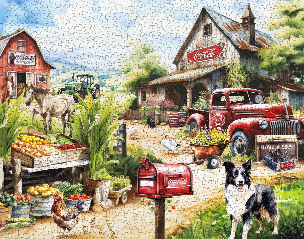 Country Side Market 1000 Piece Jigsaw Puzzle | Springbok Puzzles - Springbok Puzzles - Jigsaw Puzzles - The Puzzle Center