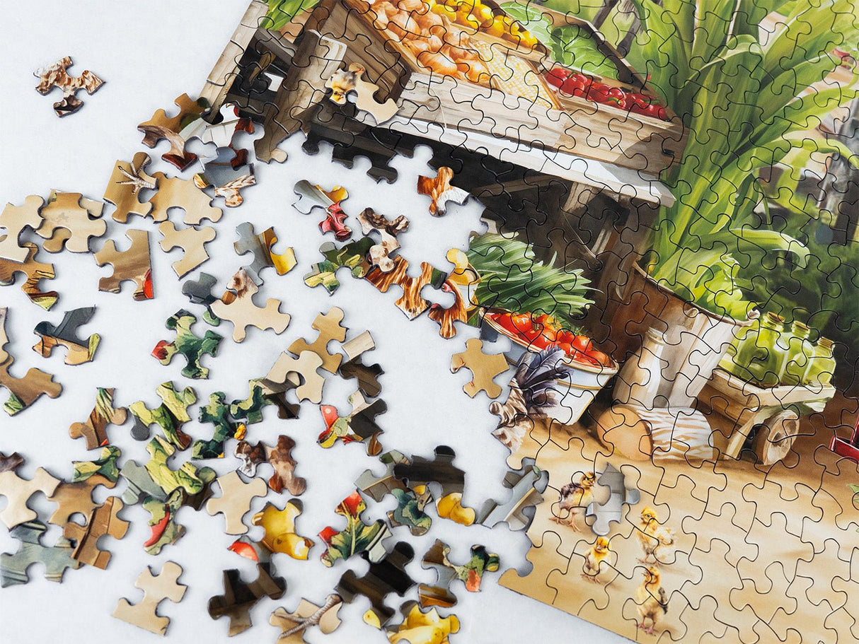 Country Side Market 1000 Piece Jigsaw Puzzle | Springbok Puzzles - Springbok Puzzles - Jigsaw Puzzles - The Puzzle Center