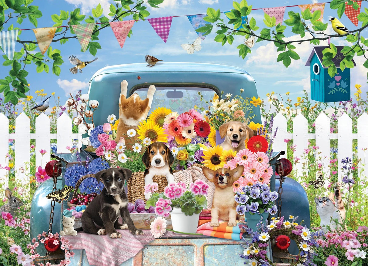 Country Truck in Summer 500 Piece Jigsaw Puzzle | Cobble Hill - Jigsaw Puzzles - The Puzzle Center