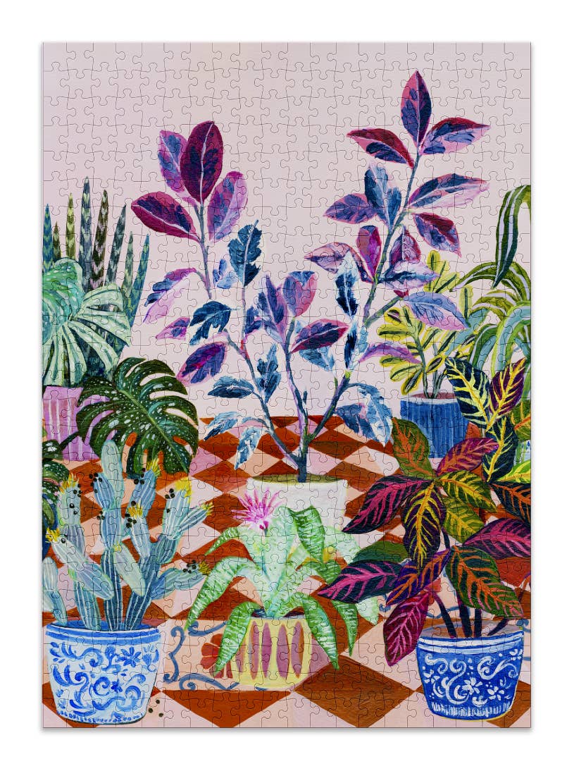 Courtyard 500 Piece Jigsaw Puzzle by Cloudberries - Cloudberries Jigsaw Puzzles - Jigsaw Puzzles - The Puzzle Center