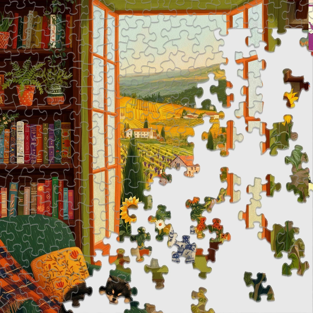 Cozy Fall Companions 500 Piece Jigsaw Puzzle | Springbok Puzzles - Jigsaw Puzzles - The Puzzle Center