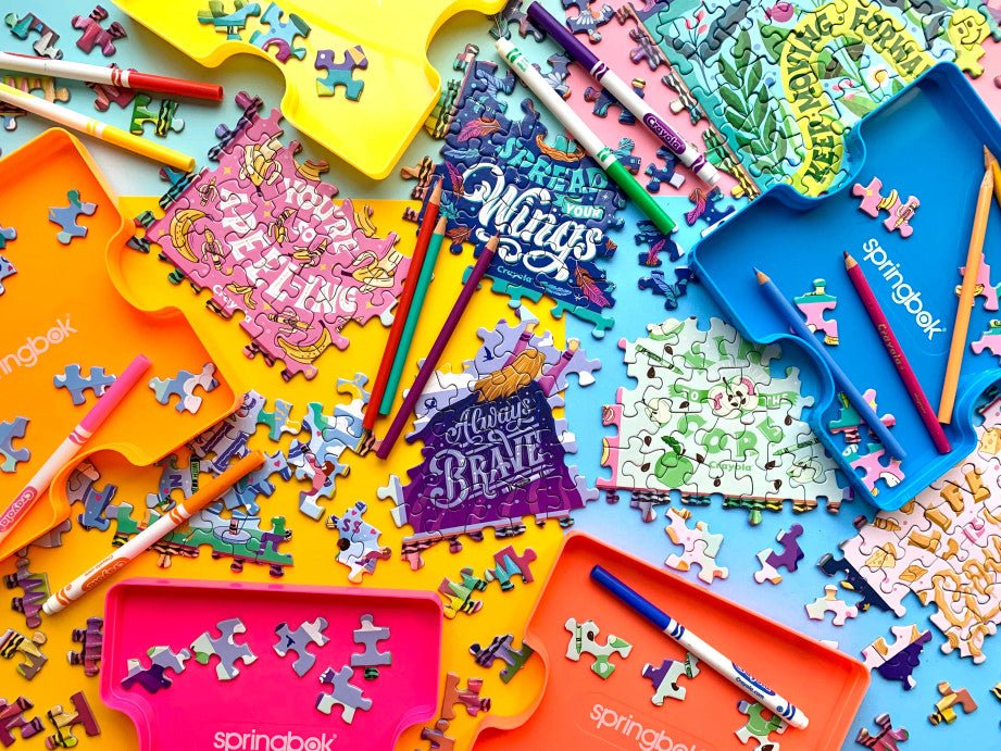 Crayola Colors Of Kindness 500 Piece Jigsaw Puzzle by Springbok Puzzles - Springbok Puzzles - Jigsaw Puzzles - The Puzzle Center