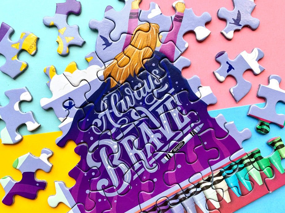 Crayola Colors Of Kindness 500 Piece Jigsaw Puzzle by Springbok Puzzles - Springbok Puzzles - Jigsaw Puzzles - The Puzzle Center