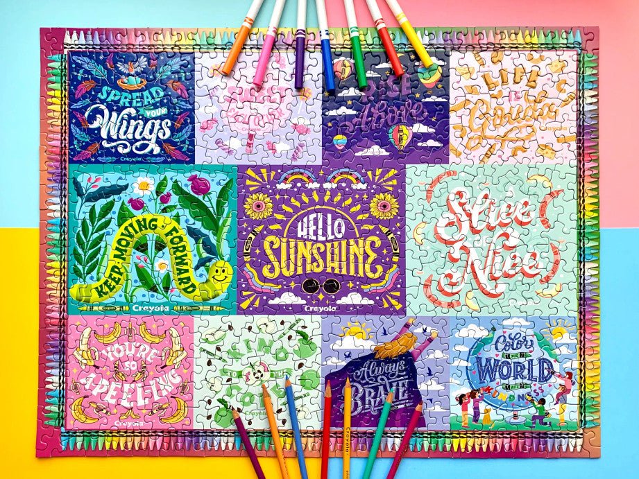 Crayola Colors Of Kindness 500 Piece Jigsaw Puzzle by Springbok Puzzles - Springbok Puzzles - Jigsaw Puzzles - The Puzzle Center