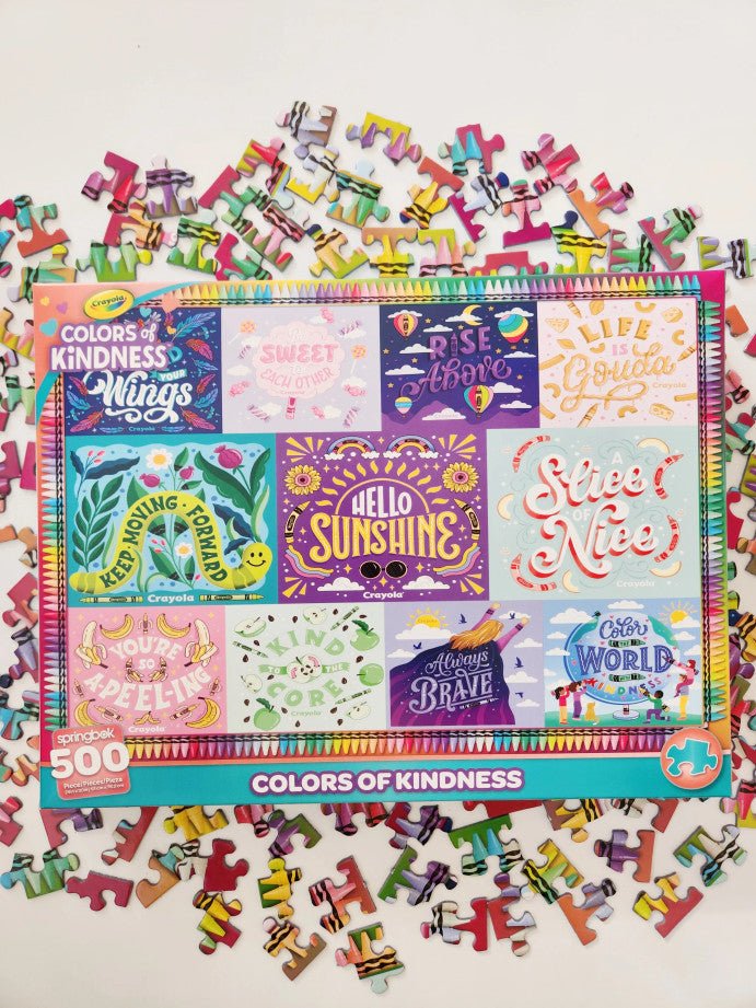 Crayola Colors Of Kindness 500 Piece Jigsaw Puzzle by Springbok Puzzles - Springbok Puzzles - Jigsaw Puzzles - The Puzzle Center