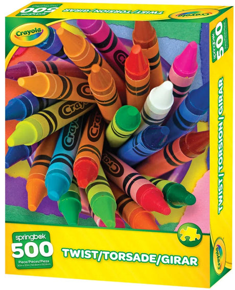 Crayola Twist 500 Piece Jigsaw Puzzle by Springbok Puzzles - Springbok Puzzles - Jigsaw Puzzles - The Puzzle Center -