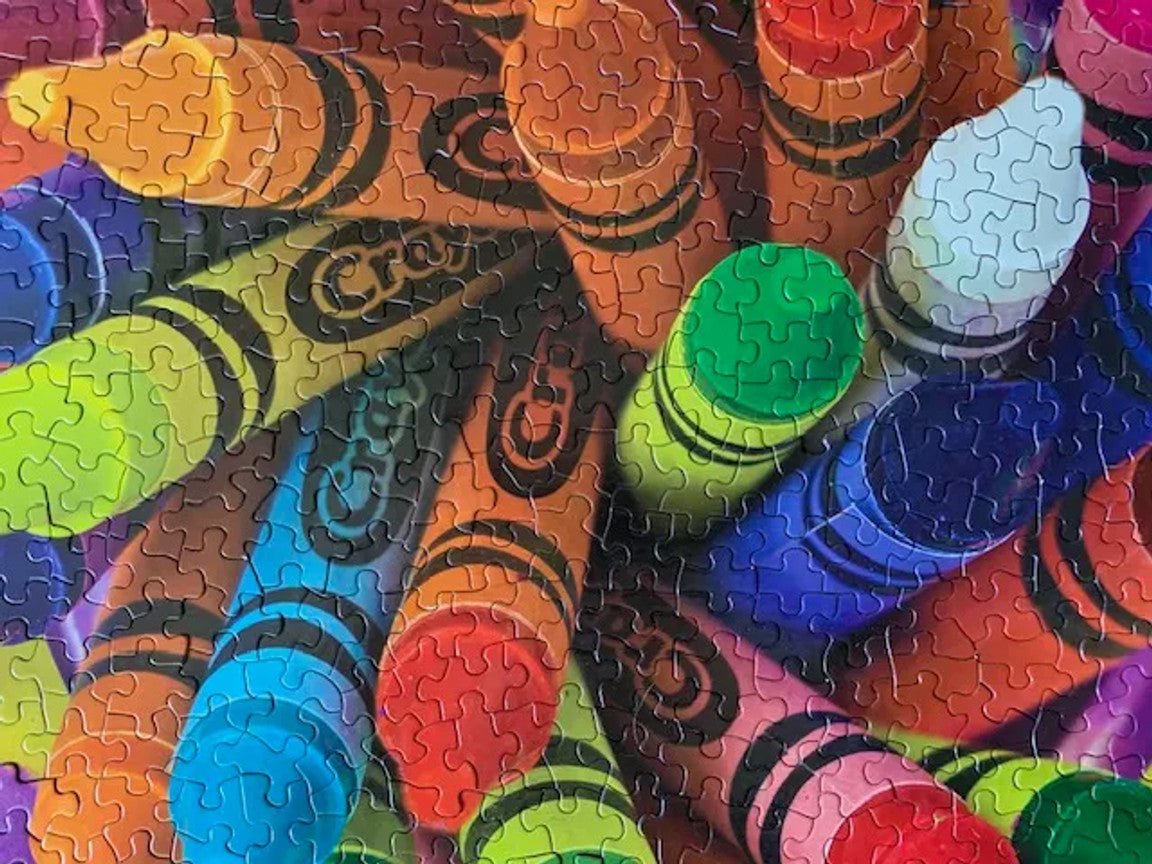 Crayola Twist 500 Piece Jigsaw Puzzle by Springbok Puzzles - Springbok Puzzles - Jigsaw Puzzles - The Puzzle Center -