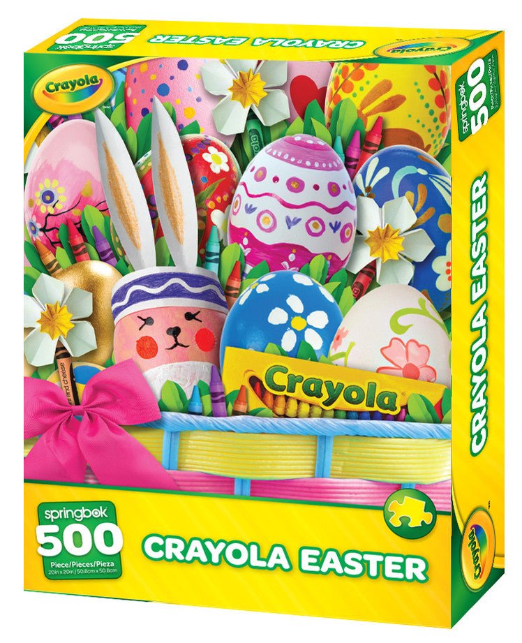 Crayola's Colorful Easter 500 Piece Jigsaw Puzzle by Springbok Puzzles - Springbok Puzzles - Jigsaw Puzzles - The Puzzle Center