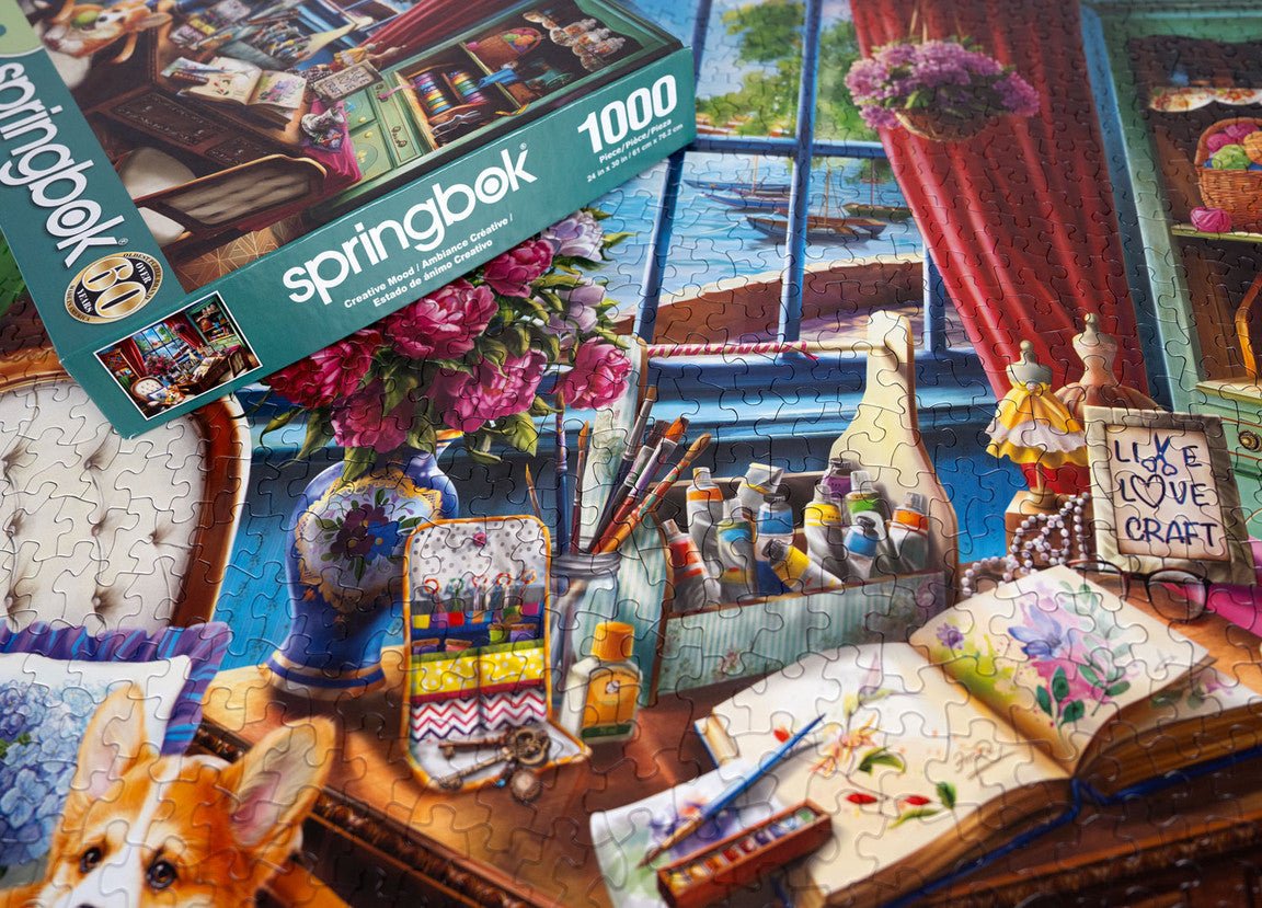 Creative Mood 1000 Piece Jigsaw Puzzle | Springbok Puzzles - Springbok Puzzles - Jigsaw Puzzles - The Puzzle Center