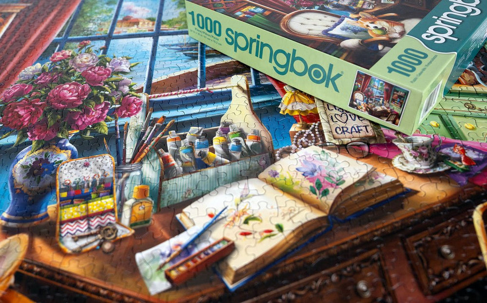 Creative Mood 1000 Piece Jigsaw Puzzle | Springbok Puzzles - Springbok Puzzles - Jigsaw Puzzles - The Puzzle Center