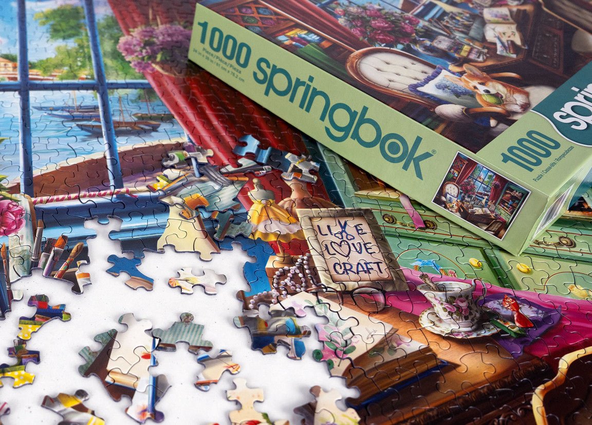 Creative Mood 1000 Piece Jigsaw Puzzle | Springbok Puzzles - Springbok Puzzles - Jigsaw Puzzles - The Puzzle Center