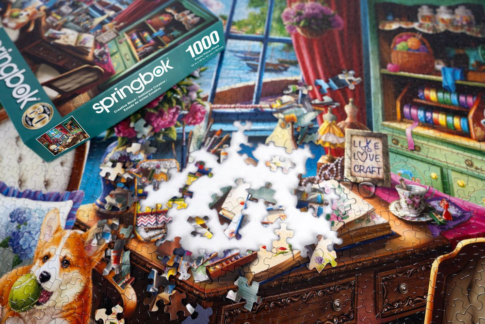 Creative Mood 1000 Piece Jigsaw Puzzle | Springbok Puzzles - Springbok Puzzles - Jigsaw Puzzles - The Puzzle Center