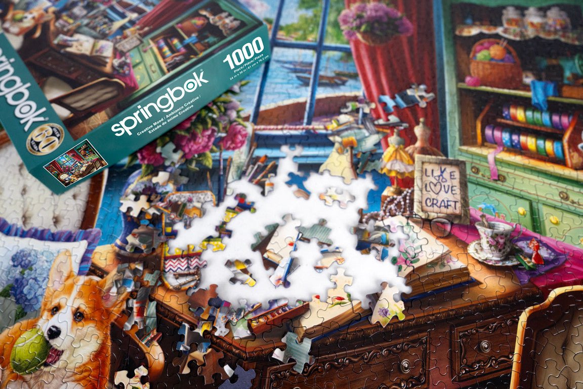 Creative Mood 1000 Piece Jigsaw Puzzle | Springbok Puzzles - Springbok Puzzles - Jigsaw Puzzles - The Puzzle Center