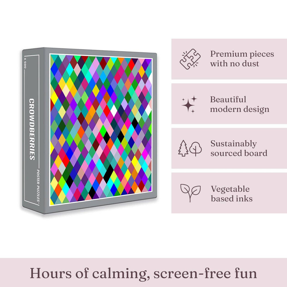 Crowdberries 500 Piece Jigsaw Puzzle by Cloudberries - Cloudberries Jigsaw Puzzles - Jigsaw Puzzles - The Puzzle Center